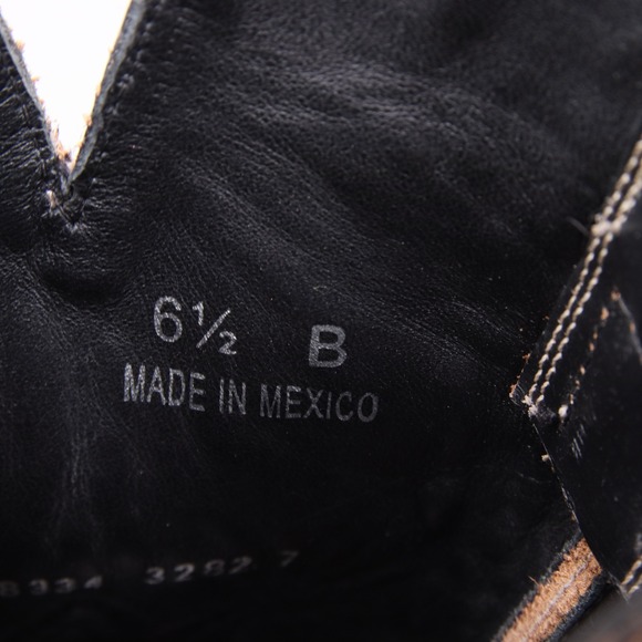 Boot Star by Old Gringo Sunset Black Distressed Western Boots Cowboy Size 6.5B - Picture 6 of 9